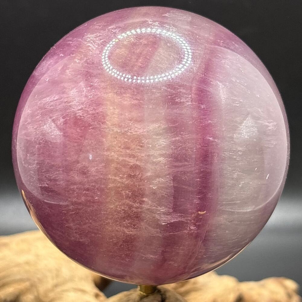 Beautiful Rainbow Fluorite Sphere